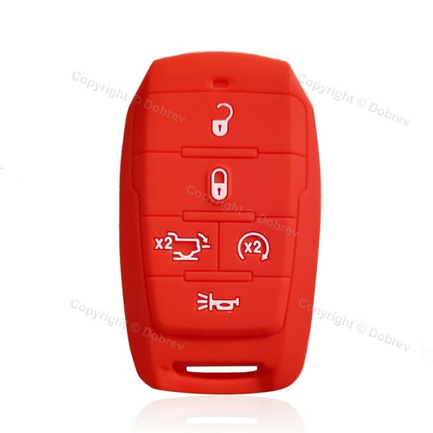Silicone Smart Key Fob Covers Case Protector Keyless Remote Holder for 2019-2020 RAM 1500(5-Button) Silicone Smart Key Fob Covers Case Protector Keyless Remote Holder for 2019-2020 RAM 1500(5-Button)